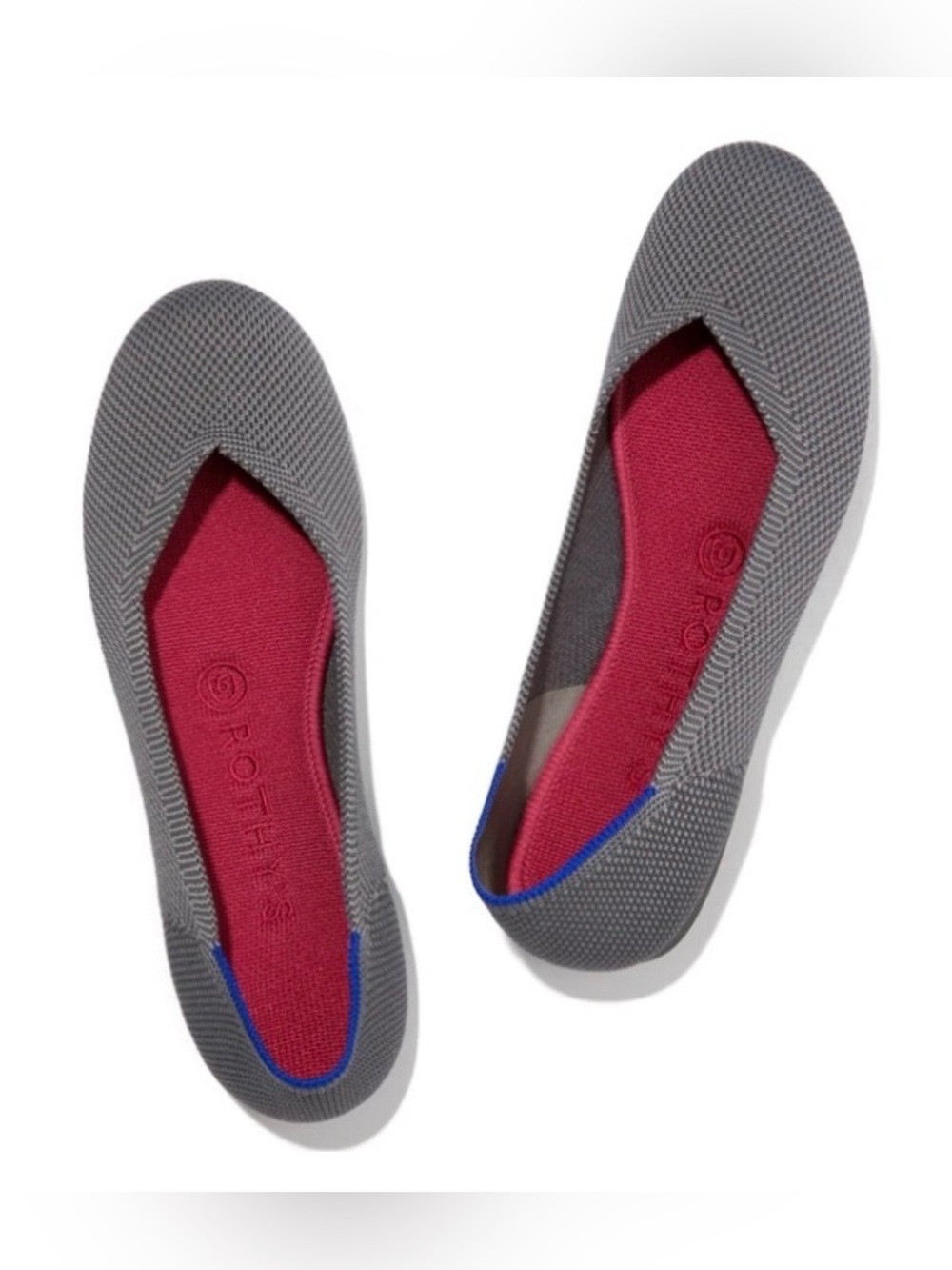 Rothy’s Round Toe Flat Charcoal Gray 9.5